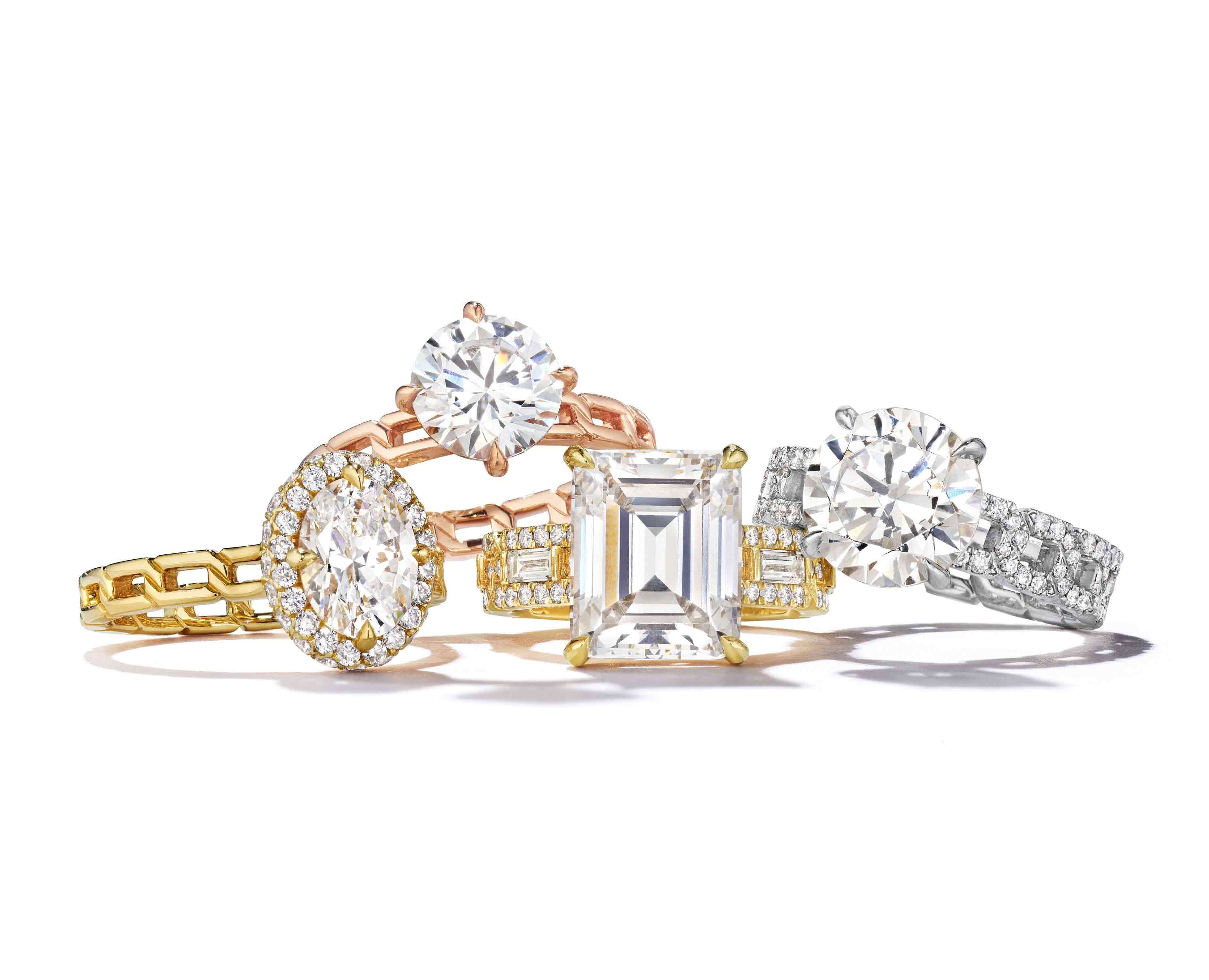 Links Engagement Rings