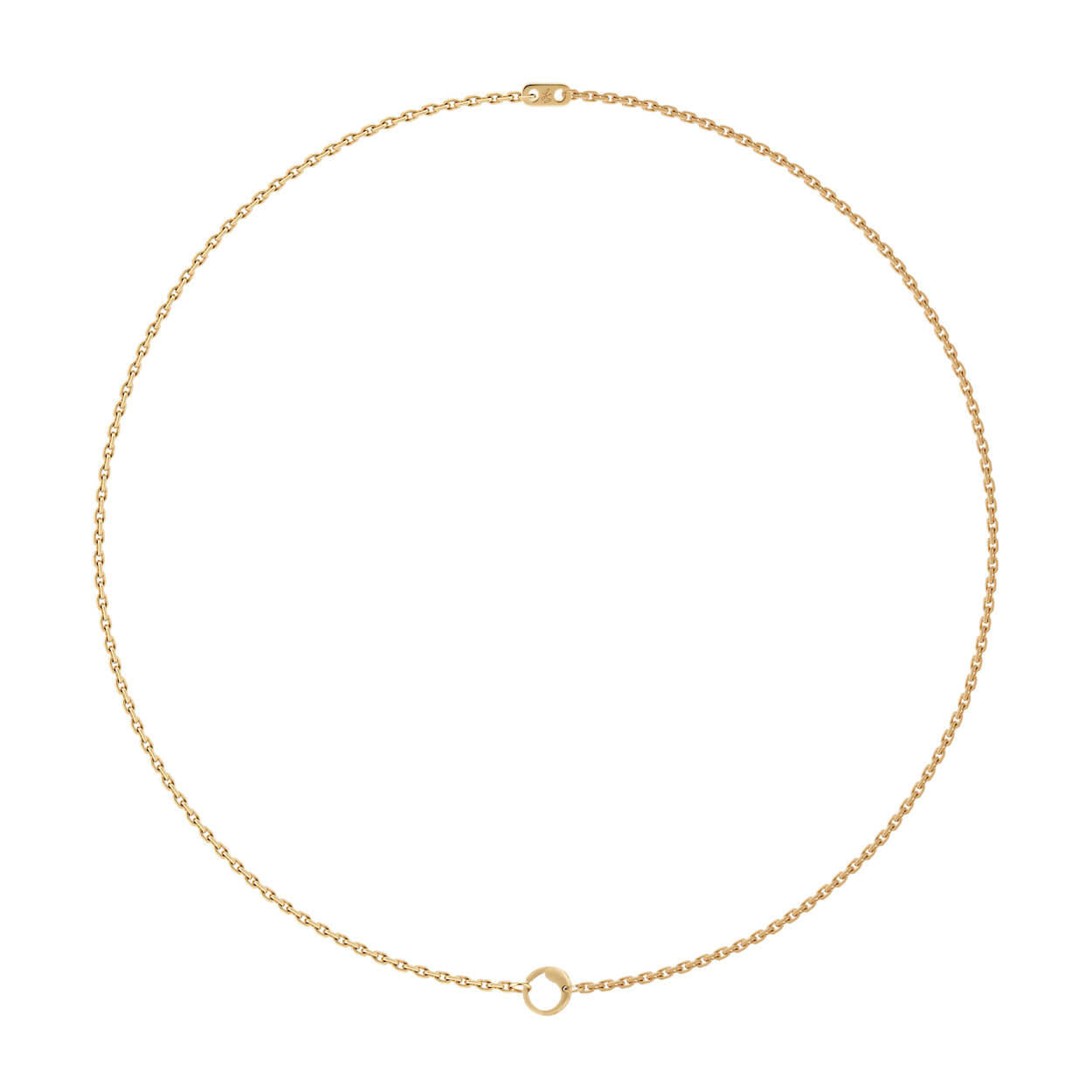 Medium capsule chain necklace