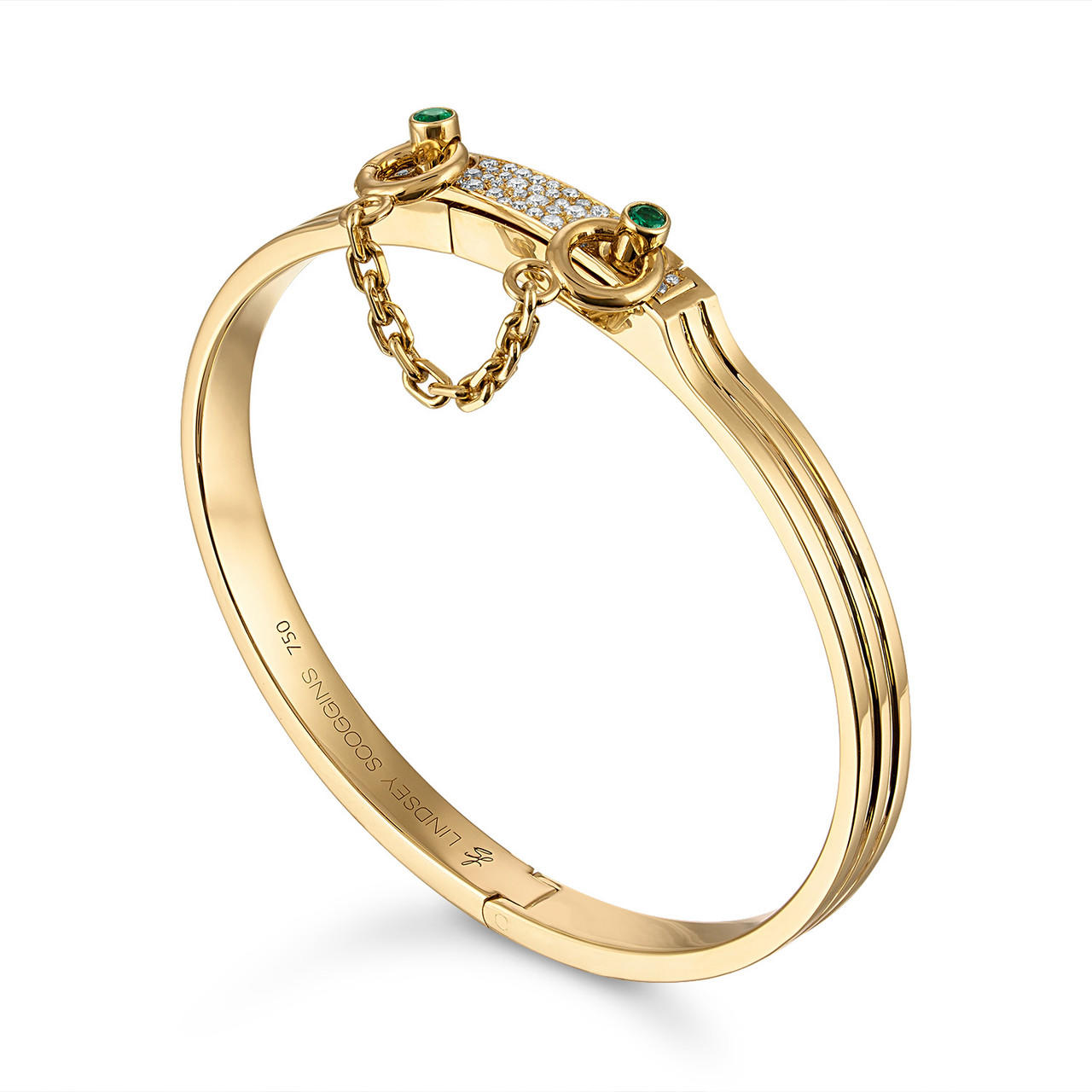 Oath Classic Single Cuff yellow gold side view; solid gold cuff bracelet; 18k gold cuff bracelet; plain gold cuff bracelet