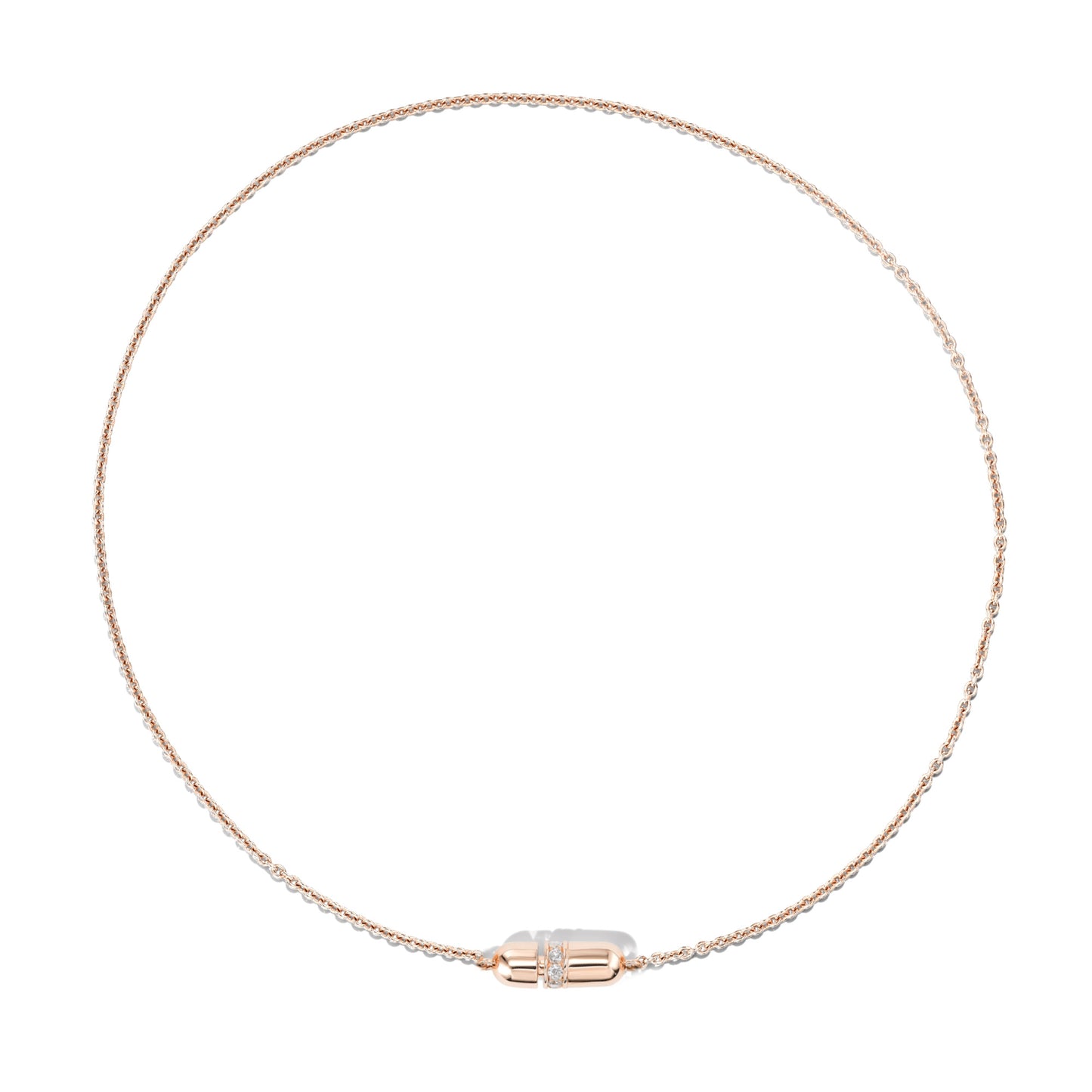 PAVÉ DIAMOND CAPSULE NECKLACE