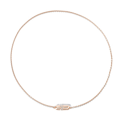 PAVÉ DIAMOND CAPSULE NECKLACE