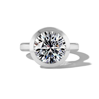 bezel-set-round-diamond-ring-platinum