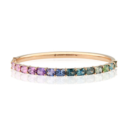 radiant-cut-rainbow-sapphire-tennis-bracelet