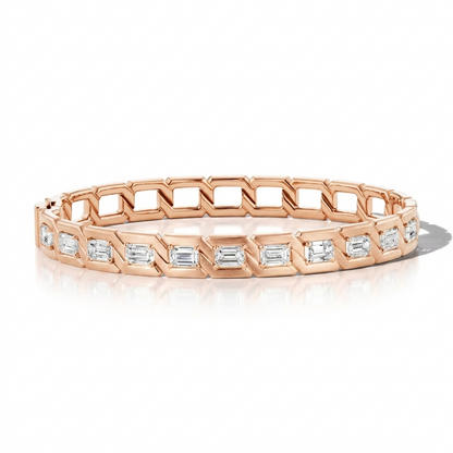 DIAMOND LINKS BANGLE