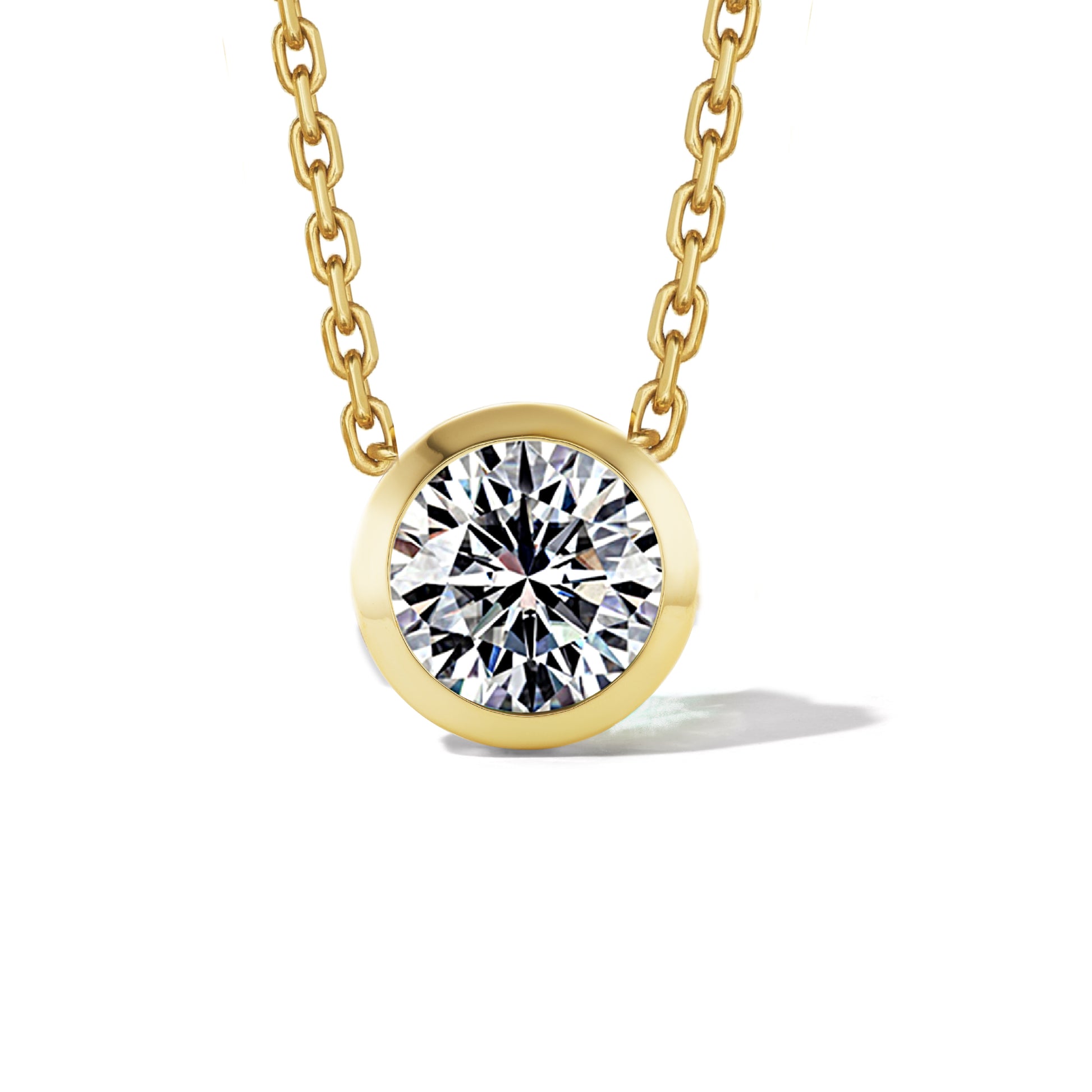 bezel-set-round-diamond-pendant-necklace