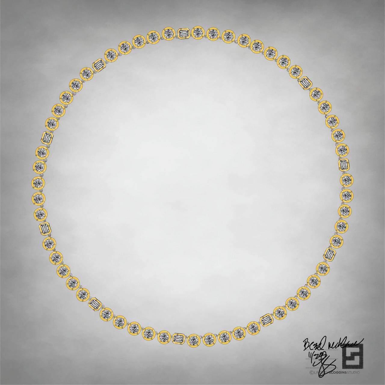 shield-bezel-set-diamond-tennis-necklace