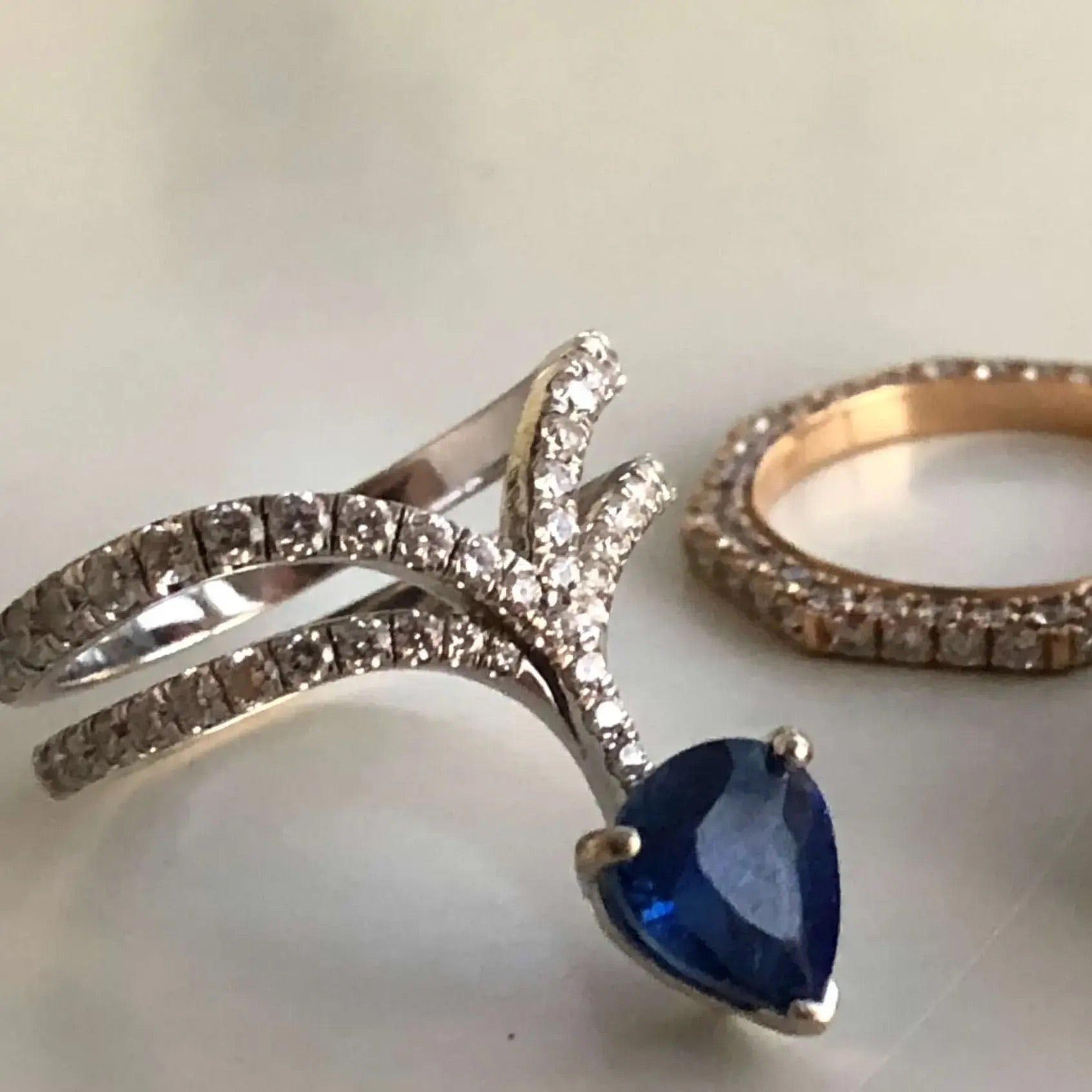 Lindsey Scoggins Studio sapphire ring