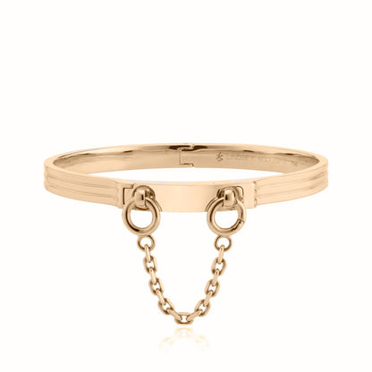 Oath Classic Single Cuff rose gold; solid gold cuff bracelet; 18k rose gold cuff bracelet; plain gold cuff bracelet