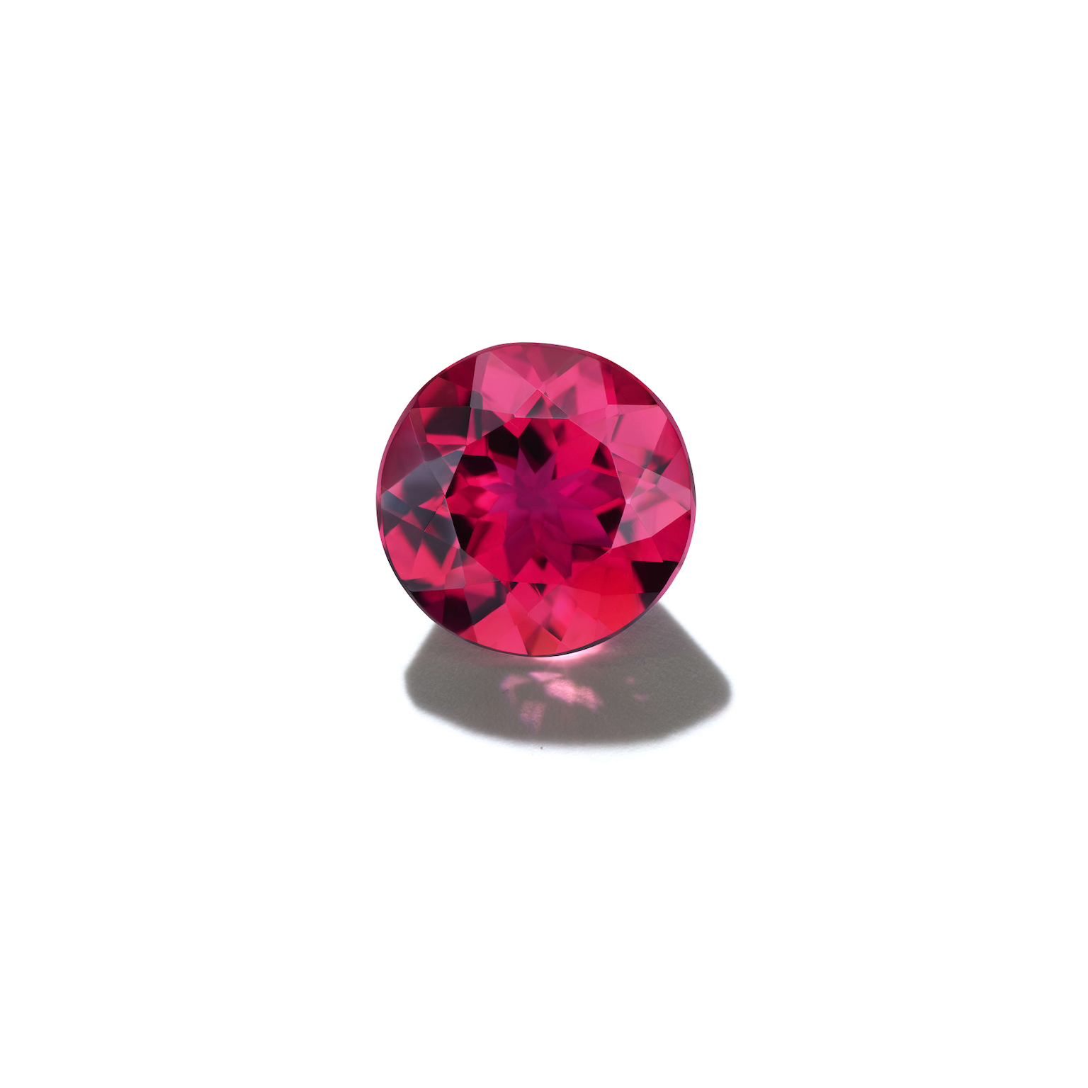 2.68 ct round pink tourmaline