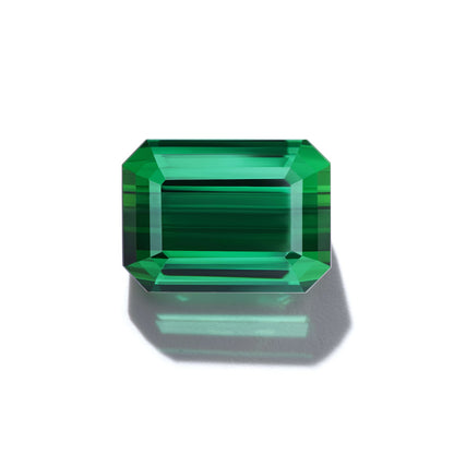 emerald cut green tourmaline