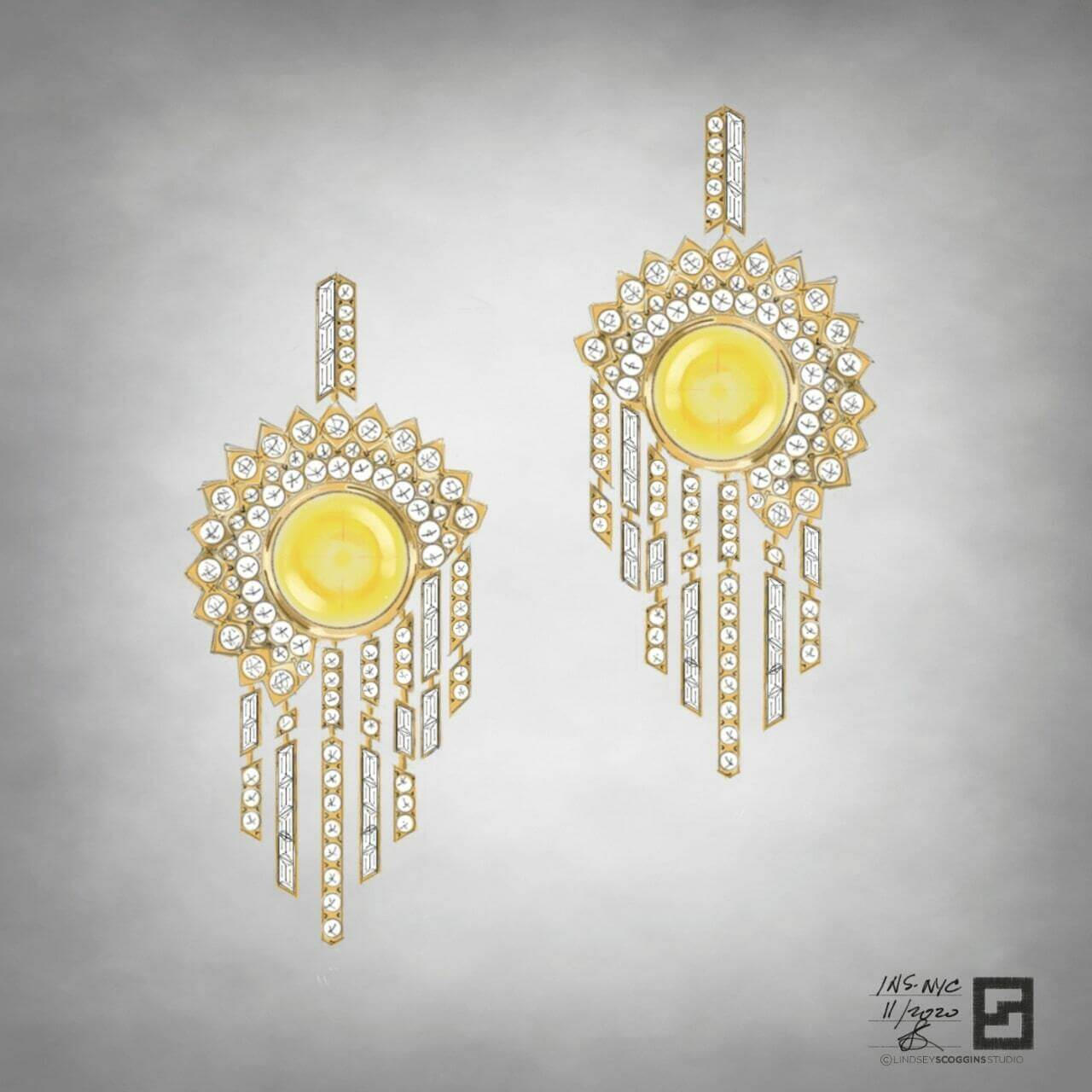 sunscraper-earrings