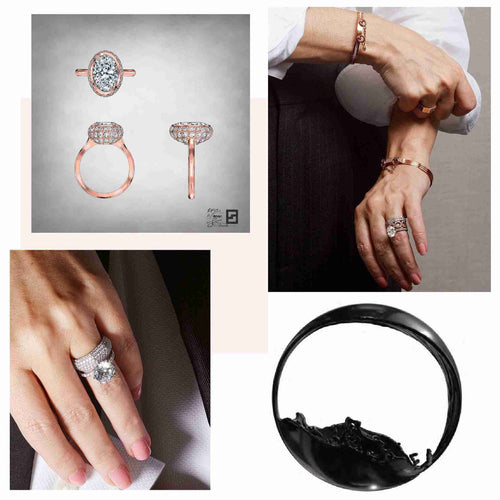 Three Phases Engagement Rings