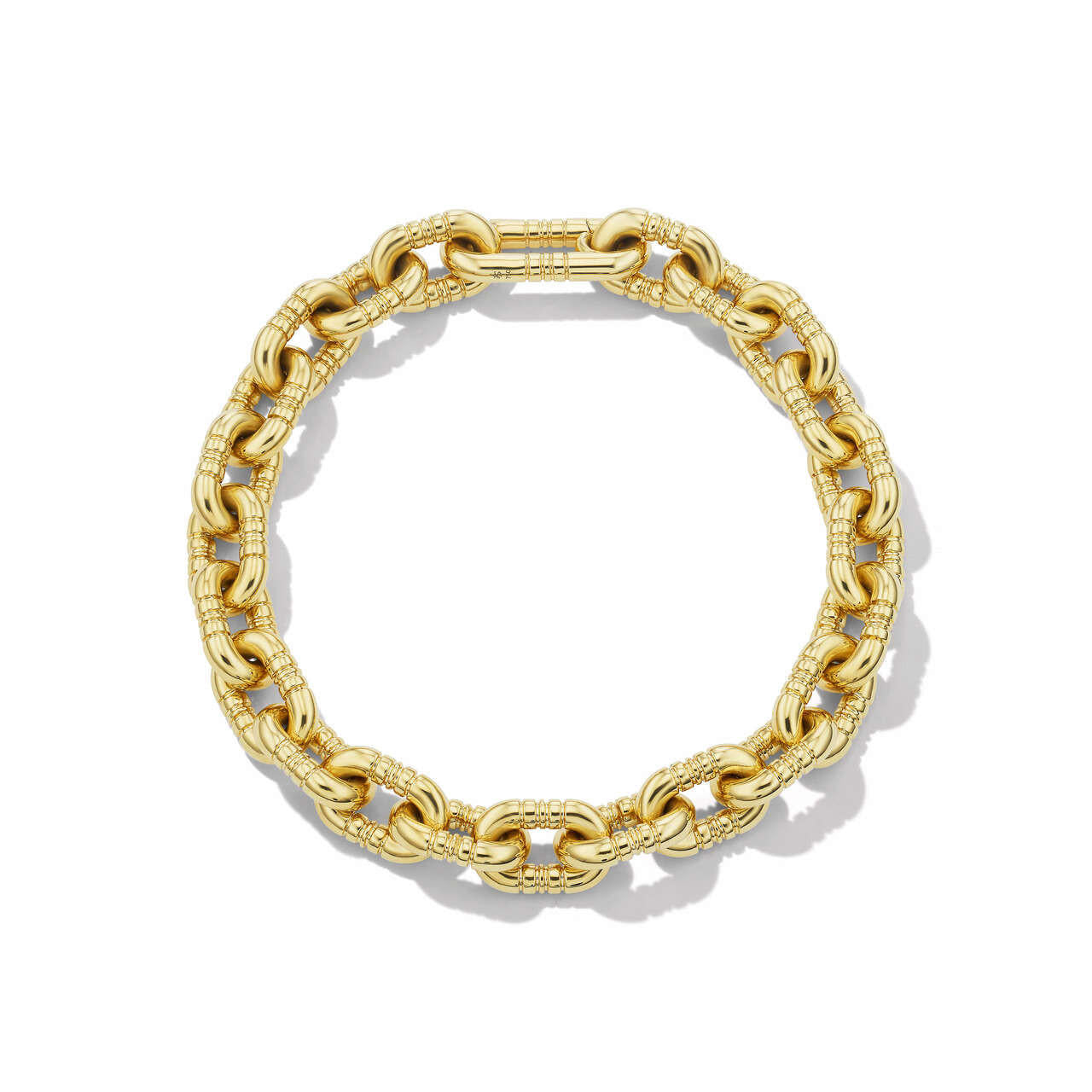 XL Mega Capsule Heavy Link Bracelet in Gold