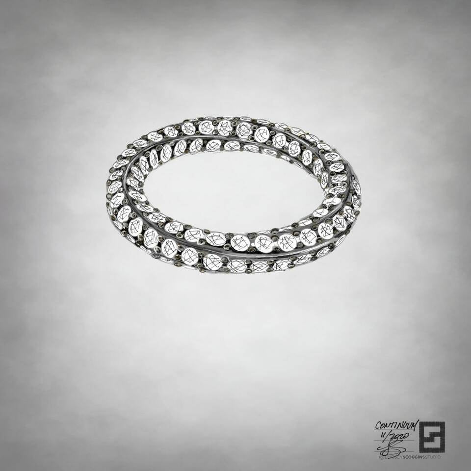 CONTINUUM ONE ROW PAVE ETERNITY BAND