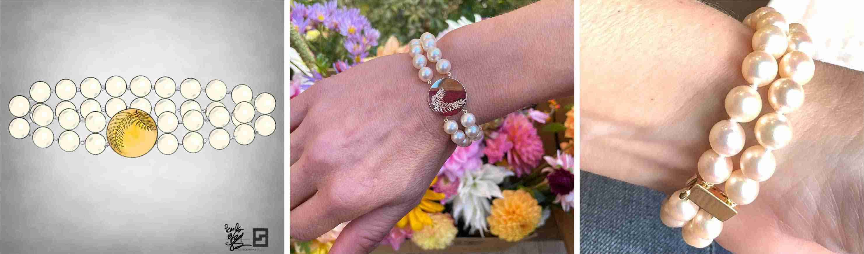 Custom-pearl-bracelet