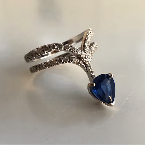 custom sapphire ring