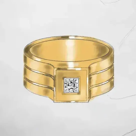 BESPOKE DIAMOND PINKY RING