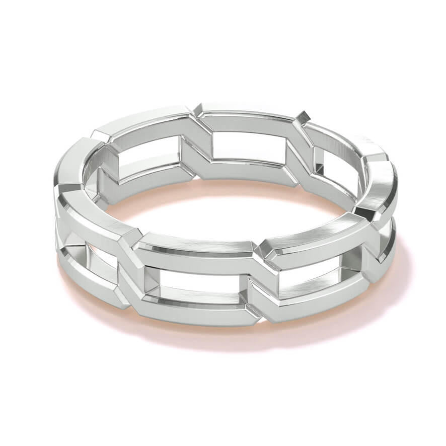 8 LINK POLISHED BAND